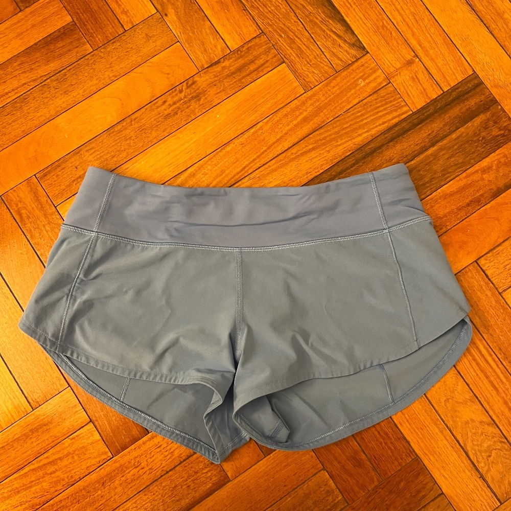 Lululemon Speed Up Low-Rise Lined Short 2.5", Blue Nile, SIZE 4